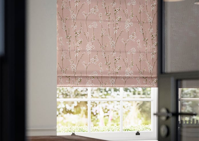 Almond Blossom, Pebble - Roman Blind - Image 5